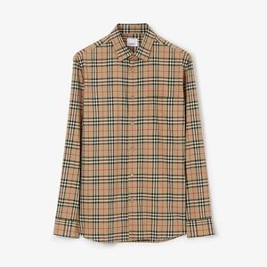 Burberry Men’s Check Cotton Poplin Shirt 👔